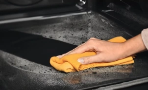 Духовой шкаф Electrolux электрический, 65л, A+, дисплей, конвекция, пиролиз, телескопические направляющие, черный №10