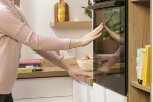 Духова шафа Gorenje електрична, 77л, A+, пара, дисплей, чорний №5