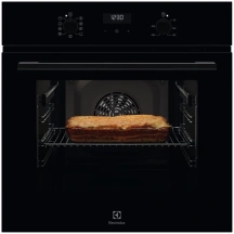 Духовой шкаф Electrolux электрический, 65л, A, дисплей, конвекция, телескопические направляющие, черный