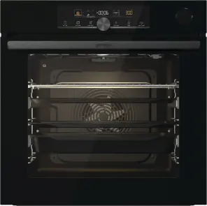 Духова шафа Gorenje електрична, 77л, A+, пара, дисплей, чорний №2