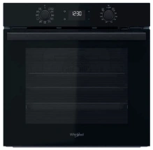 Духова шафа Whirlpool електрична, 71л, A+, дисплей, конвекція, телескоДуховкані напрямні, чорний