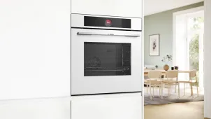 Духовой шкаф Bosch электрический, 71л, A+, дисплей, конвекция, белый №5
