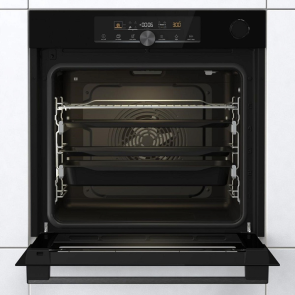 Духова шафа Gorenje електрична, 77л, A+, пара, дисплей, чорний №4