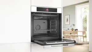 Духовой шкаф Bosch электрический, 71л, A+, дисплей, конвекция, белый №6