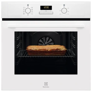 Духовой шкаф Electrolux электрический, 65л, A, дисплей, конвекция, белый №2