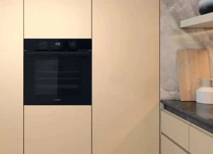 Духова шафа Whirlpool електрична, 71л, A+, дисплей, конвекція, телескоДуховкані напрямні, чорний №3