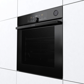 Духова шафа Gorenje електрична, 77л, A+, пара, дисплей, чорний №5