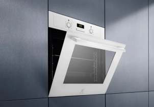 Духовой шкаф Electrolux электрический, 65л, A, дисплей, конвекция, белый №3