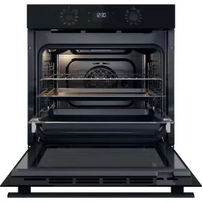 Духова шафа Whirlpool електрична, 71л, A+, дисплей, конвекція, телескоДуховкані напрямні, чорний №5