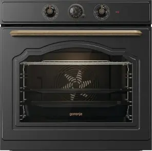 Духовой шкаф Gorenje электрический, 77л, A+, пар, дисплей, черный №2
