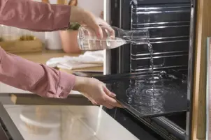 Духова шафа Gorenje електрична, 77л, A+, пара, дисплей, чорний №6