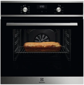Духовой шкаф Electrolux электрический, 65л, A, дисплей, конвекция, черный №2