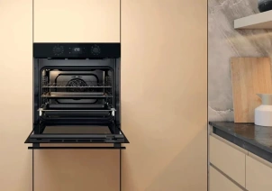 Духова шафа Whirlpool електрична, 71л, A+, дисплей, конвекція, телескоДуховкані напрямні, чорний №11