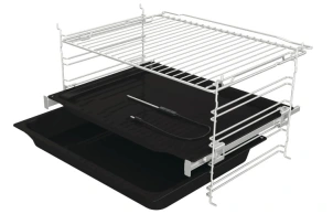 Духова шафа Gorenje духова електрична, 77л, A+, дисплей, піроліз, чорний №8