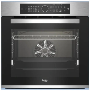 Духовой шкаф Beko электрический, 72л, A+, дисплей, конвекция, Soft Close, телескопические направляющие, нерж. №1