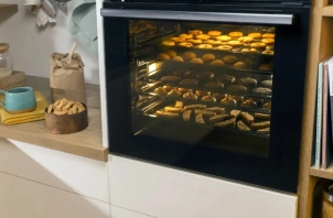Духова шафа Gorenje духова електрична, 77л, A+, дисплей, піроліз, чорний №10
