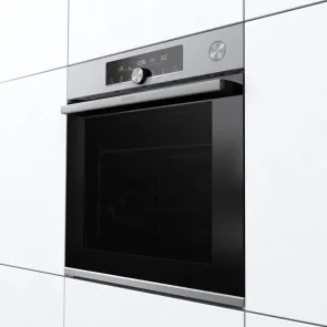 Духова шафа Gorenje електрична, 77л, A+, пара, приготув. на декількох рівнях, дисплей, нерж №5