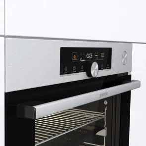 Духова шафа Gorenje електрична, 77л, A+, пара, приготув. на декількох рівнях, дисплей, нерж №6