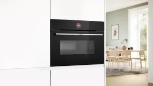 Духова шафа Bosch електрична компактна, 45л, A, дисплей, конвекція, ф-ція мікрохвиль, чорний №3
