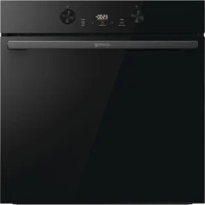 Духова шафа Gorenje електрична, 77л, A+, пара, дисплей, піроліз, чорний №1