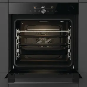 Духова шафа Gorenje електрична, 77л, A+, пара, дисплей, Wi-Fi, чорний №5