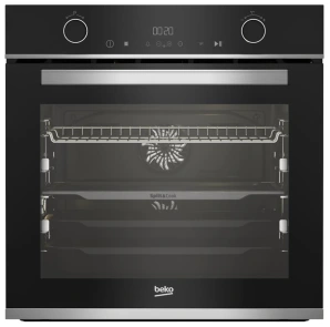Духовой шкаф Beko электрический, 72л, A+, дисплей, конвекция, пара, 2 блюда, телескопические направляющие, чержавеющая сталь. №1