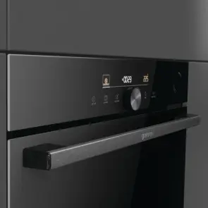 Духова шафа Gorenje електрична, 77л, A+, пара, дисплей, Wi-Fi, чорний №7