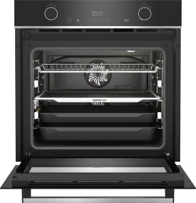 Духовой шкаф Beko электрический, 72л, A+, дисплей, конвекция, пара, 2 блюда, телескопические направляющие, чержавеющая сталь. №5