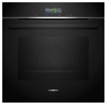 Духовой шкаф Siemens электрический, 71л, A+, дисплей, конвекция, пиролиз, черный