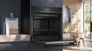Духовой шкаф Siemens электрический, 71л, A+, дисплей, конвекция, пиролиз, черный №3