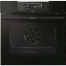 Духова шафа Haier електрична, 70л, A+, дисплей, конвекція, телескоДуховкані напрямні, чорний