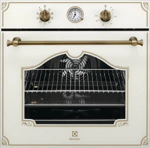 Духовой шкаф Electrolux электрический Rococo, 72л, A, конвекция, шампань №2
