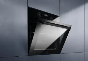 Духова шафа Electrolux електрична, 65л, А, пара, дисплей, конвекція, телескоДуховкані напрямні, чорний №5