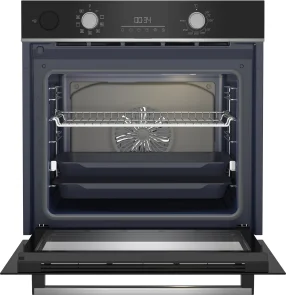 Духовой шкаф Beko электрический, 72л, A+, дисплей, конвекция, телескопические направляющие, нерж. сталь №5