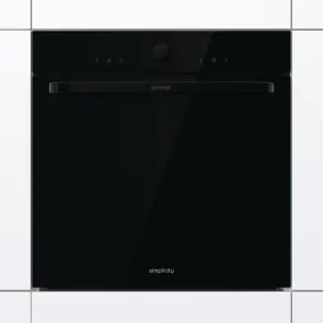Духова шафа Gorenje електрична, 77л, A, пара, дисплей, макс.темпер.-300, чорний №3
