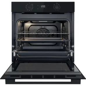 Духова шафа Whirlpool електрична, 71л, A+, дисплей, конвекція, телескоДуховкані напрямні, чорний №4