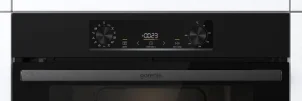 Духовой шкаф Gorenje электрический, 77л, A+, пар, дисплей, IconLed, пиролиз, черный №5
