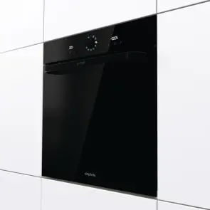 Духова шафа Gorenje електрична, 77л, A, пара, дисплей, макс.темпер.-300, чорний №5