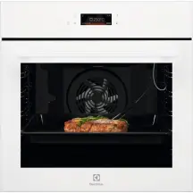 Духовой шкаф Electrolux электрический, 72л, A+, пар, дисплей, конвекция, пиролиз, телескопические направляющие, белый