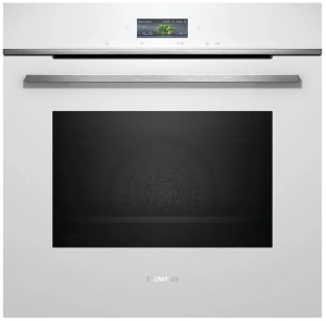 Духова шафа Siemens електрична, 71л, A+, дисплей, конвекція, піроліз, білий №2