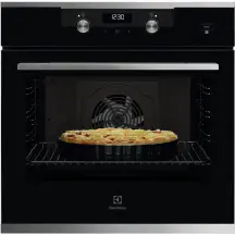 Духова шафа Electrolux електрична, 72л, A+, пара, дисплей, конвекція, телескоДуховкані напрямні, чорний