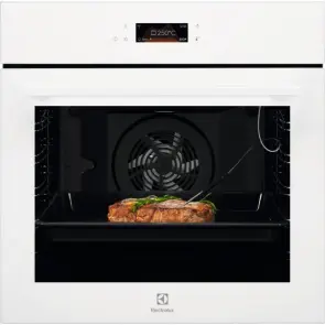 Духовой шкаф Electrolux электрический, 72л, A+, пар, дисплей, конвекция, пиролиз, телескопические направляющие, белый №2