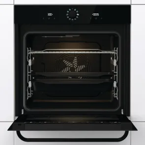 Духова шафа Gorenje електрична, 77л, A, пара, дисплей, макс.темпер.-300, чорний №7