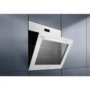 Духовой шкаф Electrolux электрический, 72л, A+, пар, дисплей, конвекция, пиролиз, телескопические направляющие, белый №3