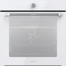 Духовой шкаф Gorenje электрический, 77л, A, пар, дисплей, макс.темпер.-300, белый