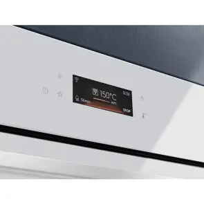 Духовой шкаф Electrolux электрический, 72л, A+, пар, дисплей, конвекция, пиролиз, телескопические направляющие, белый №5