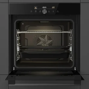 Духовой шкаф Gorenje электрический, 77л, A+, пар, дисплей, IconTouch, черный №4