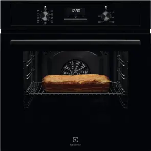 Духовой шкаф Electrolux электрический, 65л, A, дисплей, конвекция, черный №1