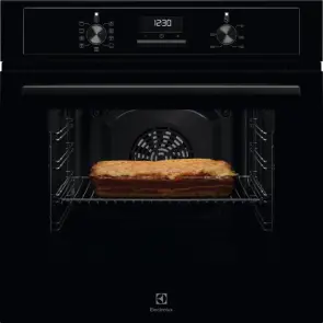 Духовой шкаф Electrolux электрический, 65л, A, дисплей, конвекция, черный №2