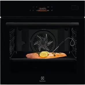 Духовой шкаф Electrolux электрический, 70л, А++, пар, дисплей, конвекция, ф-ция пароварки, телескопические направляющие, черный №2